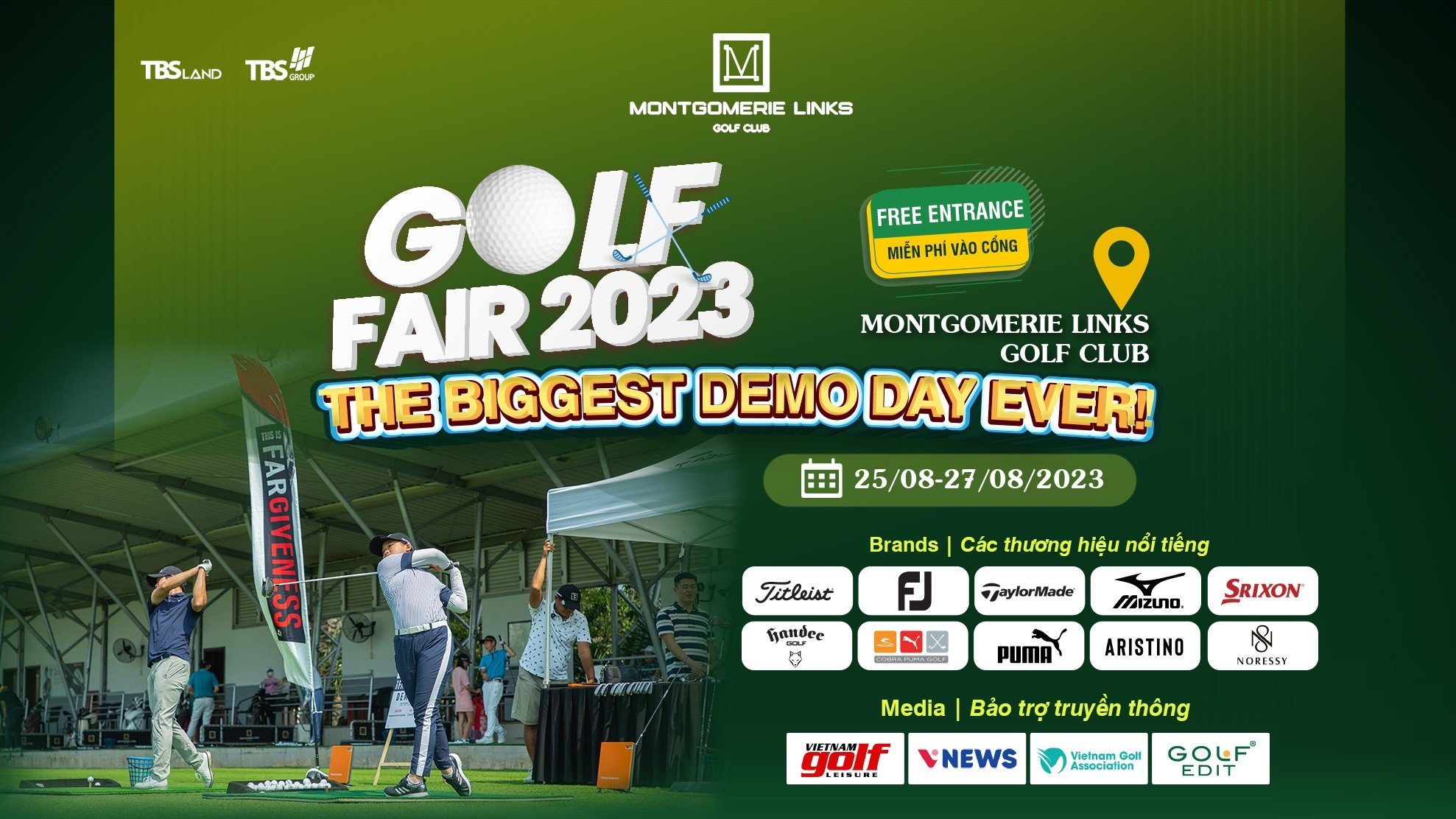 GOLF FAIR 2023 TẠI MONTGOMERIE LINKS GOLF CLUB SỰ KIỆN DEMO LỚN NHẤT